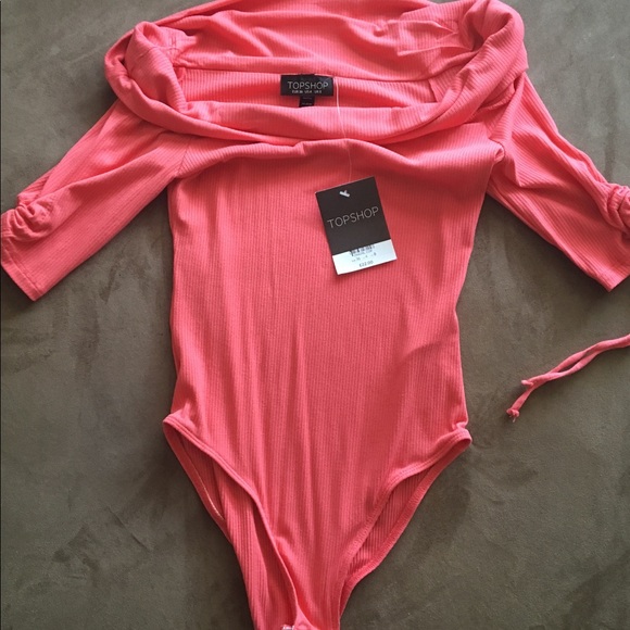 Top Shop Peach Bodysuit - Picture 2 of 4